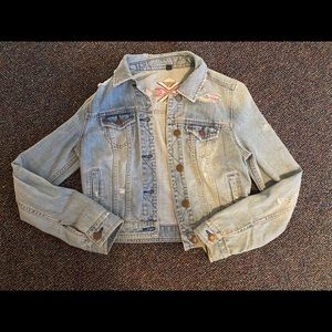 Light wash jean jacket